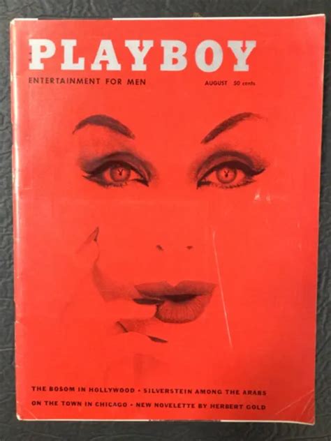 PLAYBOY MAGAZINE AUGUST Centerfold Intact Ships Free PicClick