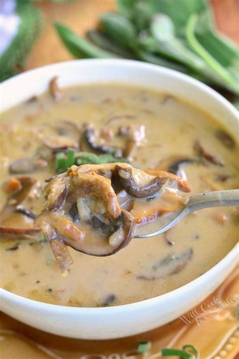 You could add a splash of cream or milk if you have some handy. The Best Mushroom Soup - Will Cook For Smiles