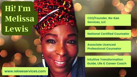 Melissa Lewis Ceo And Founder Of Re Kee Services Integrative Wellness Center Youtube