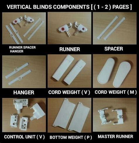 Vertical Blind Parts Window Blind Parts Latest Price Manufacturers