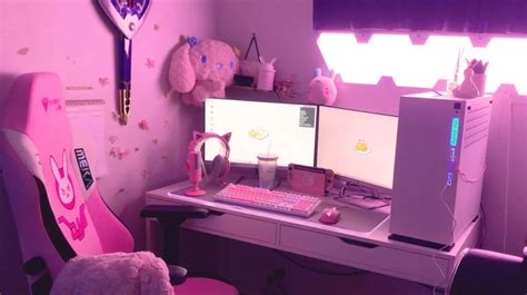 Pink Girl Back Again With More Pink Stuff GirlGamers Gaming Room Setup Gamer Room Decor