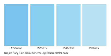 Color Scheme Palette Image Light Blue Rgb Light Blue Color Code Light