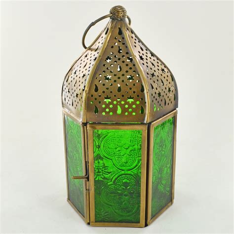Moroccan Style Colourful Lanterns Set Of Four Lantern Tea Light