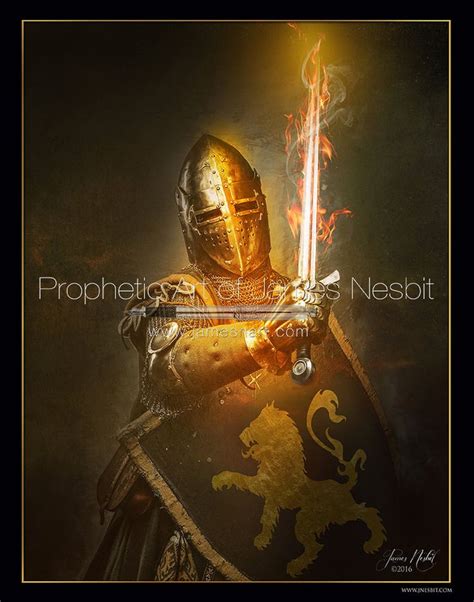 The Flaming Sword Prophetic Art Prophet God Art