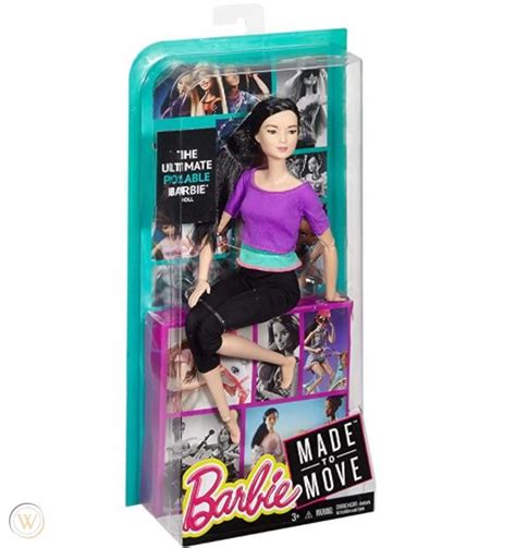 Barbie Made To Move 11 Doll 22 Flexible Joints Creative Pose Asian