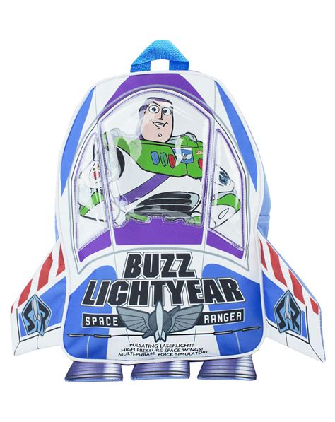 Toy Story Buzz Lightyear Disney Box Novelty 3d Backpack Blue