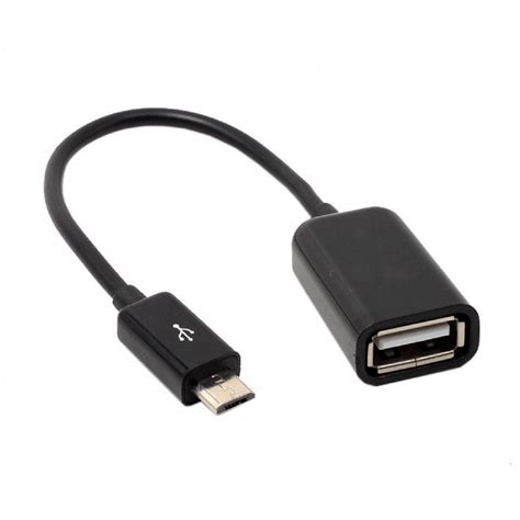 Fedus Black Otg Cable Micro Usb To Usb Otg Cable On The Go Otg Cables Connector Adapter For