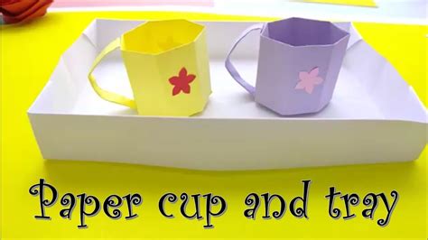 Diy Mini Paper Cup Paper Crafts For School Paper Craft Easy