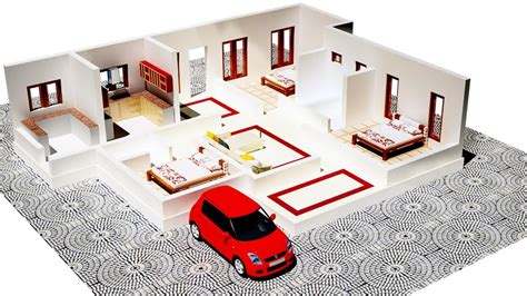 Budget 3 Bedroom Attached Kerala Veedu Free Plan With 1250 Square Feet