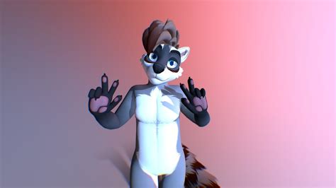 Furry Vrchat Avatars A 3d Model Collection By Sekeikometto C4b