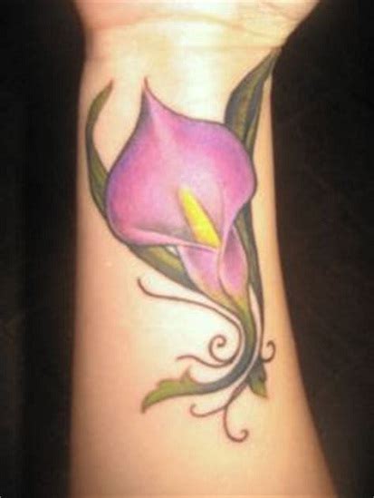 Details Tattoos Of Calla Lilies In Eteachers