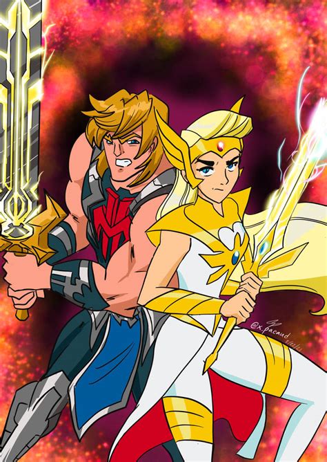 He Man And She Ra By Xtophe On Deviantart