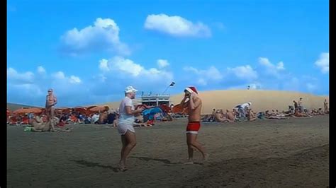 People Walk Naked On Maspalomas Beach Playa Del Ingl S Youtube