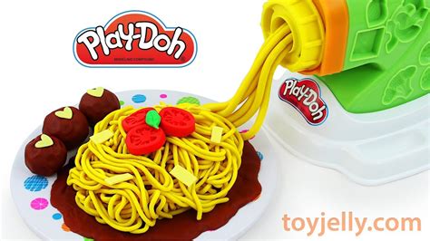 Learn Colors Play Doh Pasta Machine Making Spaghetti And Meatballs