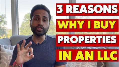 3 Reasons Why I Prefer Buying Investment Properties In An Llc Youtube