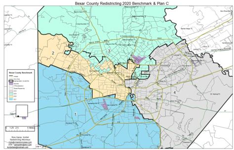 Bexar County Commissioners See Three Redistricting Options