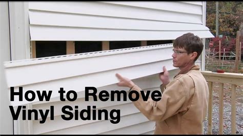 How To Remove And Replace A Section Of Vinyl Siding Youtube