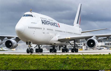 F Gitj Air France Boeing 747 400 At Paris Charles De Gaulle Photo