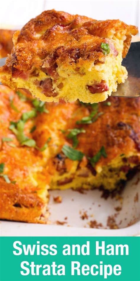 Swiss And Ham Overnight Breakfast Strata