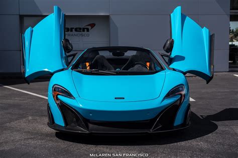 Fistral Blue Mclaren 675lt Spider Is The Most Stunning Thing Youll See