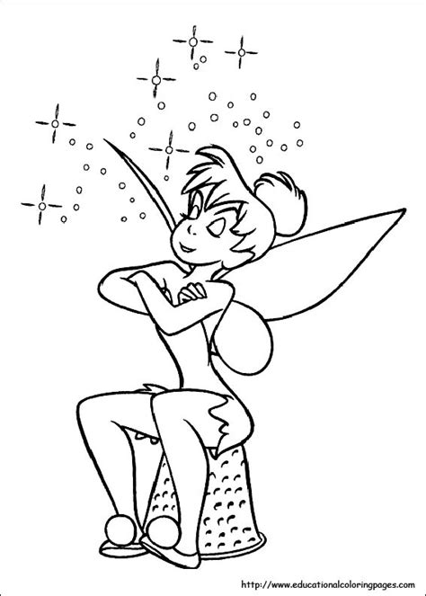 tinkerbell coloring pages  kids