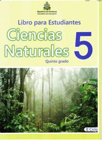 Libro De Ciencias Naturales Grado Honduras Zona Del Docente Hondure O