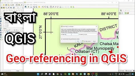 How To Georeference A Raster Map In Qgis Georeferencing In Qgis My