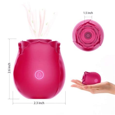 Inya Rose Air Pulse Suction Stimulator Red Sex Toys And Adult