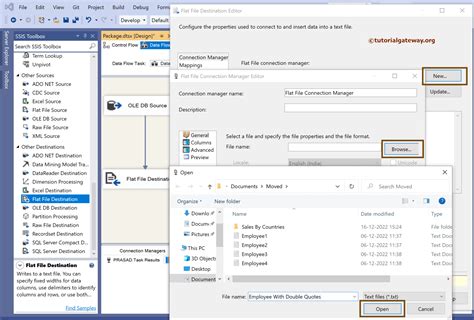 Ssis Export Sql Data To Flat File With Text Qualifier
