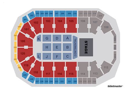 Seating Charts Credit Union Of Texas Event Center Official Website