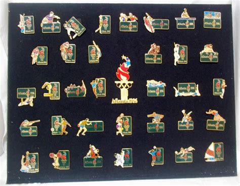 1996 Complete Set Of Atlanta Olympic Pins