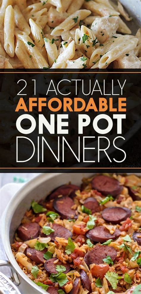 21 Delicious One Pot Meals That Are Actually Affordable Artofit