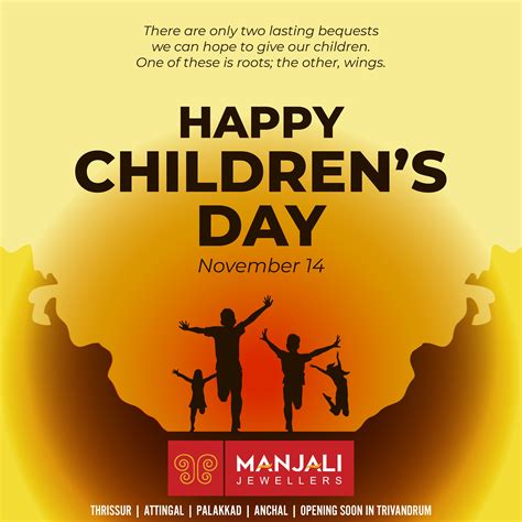 Manjali Jewellers Happy Childrens Day Childrens Day Teachers Day