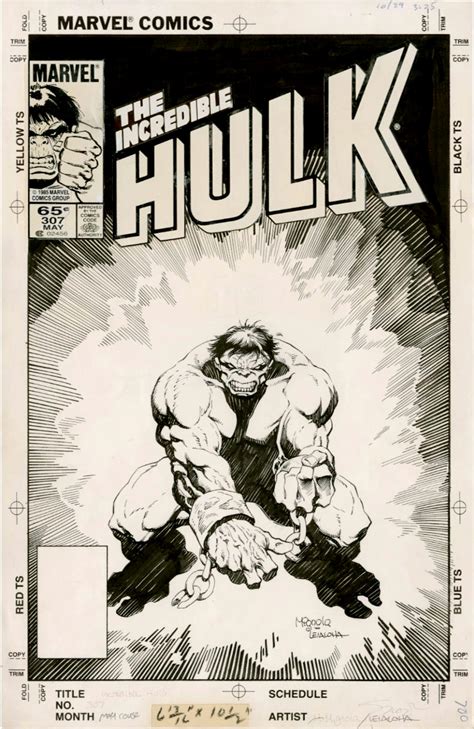 The Incredible Hulk 307 Cover By Mike Mignola And Steve Leialoha In
