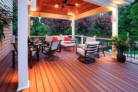 Reinforcing a half wall can be accomplished many different ways. Terrific Ideas for Decks | Patio, Deck design, Timber deck