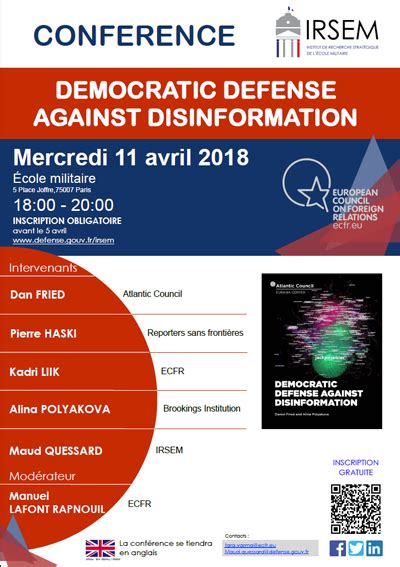 Actualités Conférence Sur Le Thème Democratic Defense Against