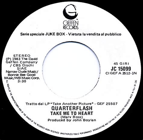 Quarterflash Quarterflash Vinyl Lp Album Stereo Vinylheaven
