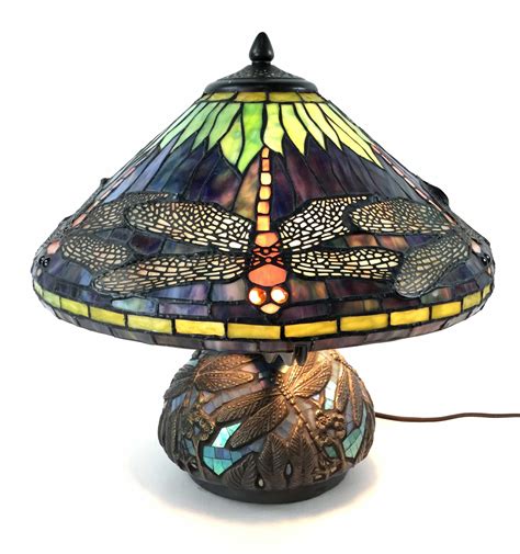 Tiffany Style Dragonfly Stained Glass Table Lamp July 21 2018