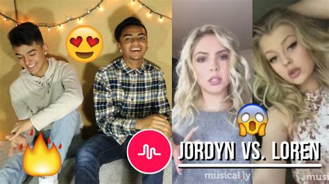 who s the best blonde on musical ly loren beech vs jordyn jones musical ly battle youtube