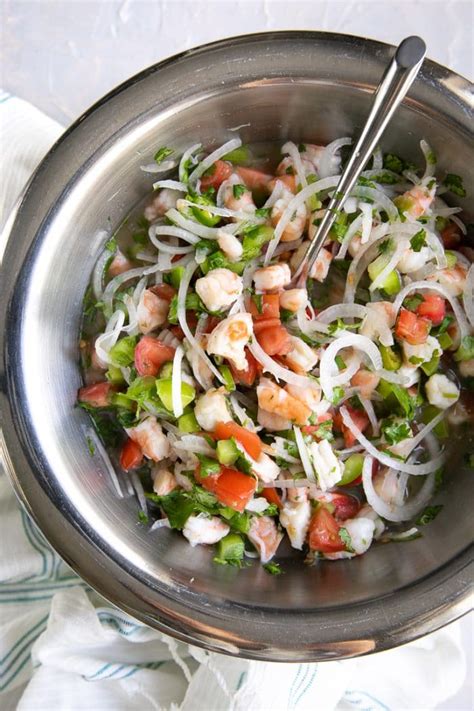 Plan ahead since the shrimp will need to soak in the citrus juice for several hours to fully cook. How To Make Shrimp Ceviche Recipe / The Best Ever Mexican-Style Shrimp Ceviche Recipe With ...