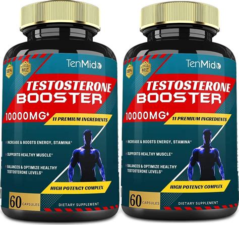 Natural Testosterone Booster 10000mg Male Sexual Enhancement Sex And Muscle Growth Ebay