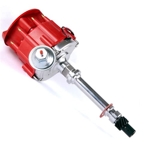 Sbc Bbc Chevy 305 350 454 V8s Hei Distributor With Red Cap 65k 65000