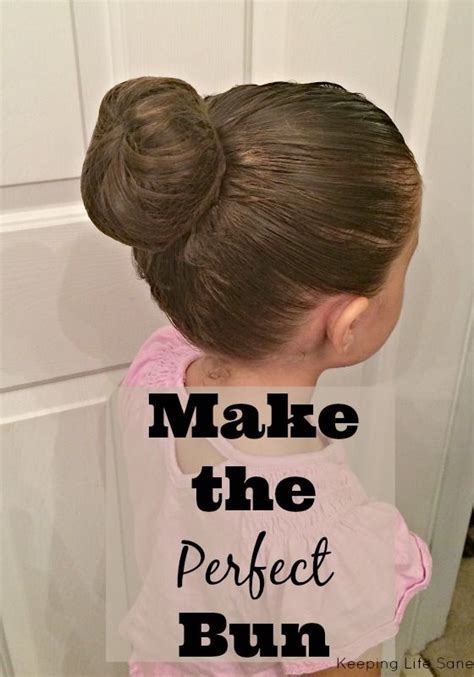 How To Make The Perfect Bun Dance Hairstyles Dance Competition Hair