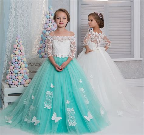 Kids Clothes Shoes And Accs Flower Girl Lace Dress Wedding Pageant