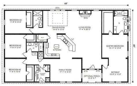 They offer a good amount of square footage as well as a layout that. 4 Bedroom 3 Bath Ranch Plan Google Image Result For House ...