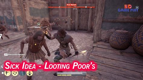 ASSASSIN S CREED ODYSSEY Looting The Poor S Market Place Killing Poors