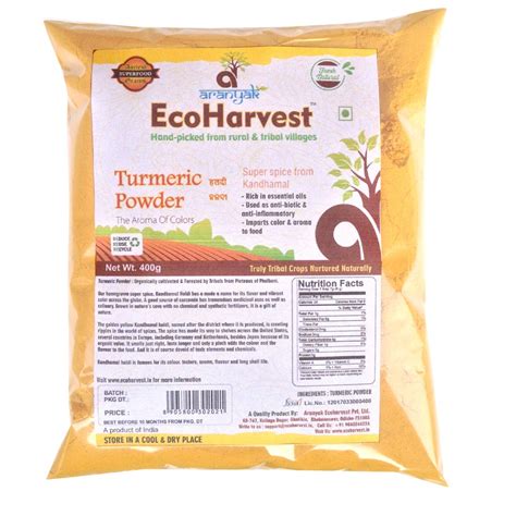 Turmeric Powder From Kandhamal Organic G Amazon In Grocery