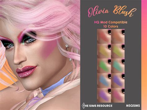 Olivia Blush By Msqsims At Tsr Sims Updates