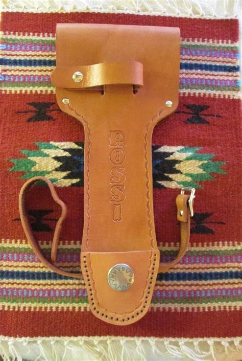 Handcrafted Stamped Rossi Ranch Hand Or Mares Leg Brown