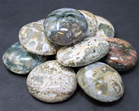 Ocean Jasper Hand Polished Stones Choose How Many Pieces A Grade